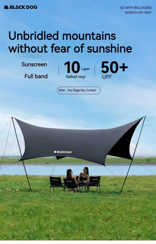 Blackdog Arc Edge Canopy Tarp Waterproof Large Outdoor Camping 