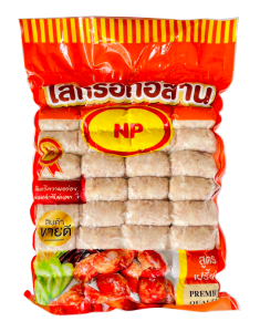 ไส้กรอกอีสาน NP88  ขนาด 1 กิโลกรัม จำนวน 32 ลูก สูตรเปรี้ยว