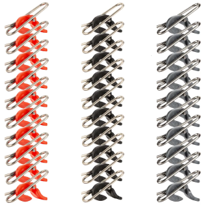 10Pcs Fishing Clip Stainless Steel Fishing Impact Baits Clip Lures Clip Speed Clip for Sea Freshwater Fishing Line Clip