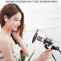 Micro livestream, Mic thu âm hát karaoke, Micro thu âm livestream C7 thu âm 3 IN 1, kết nối với điện thoại, với âm thanh tự nhiên và tinh khiết. Bảo hành 1 đổi 1. 