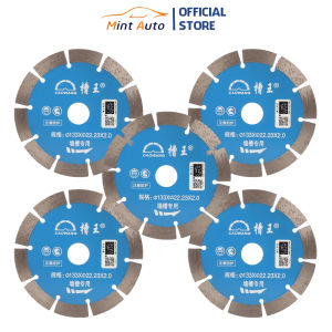 Bộ 5 lưỡi cắt rãnh tường CaoWang 133mm cắt đá gạch bê tông hàng chuẩn