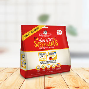 Stella & Chewys Dog SuperBlends Meal Mixer Freeze-Dried Raw Meat + Superfoods - 16oz(453g) 2 Recipe