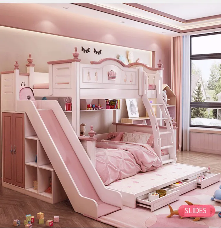 Pink princess cheap bedroom set