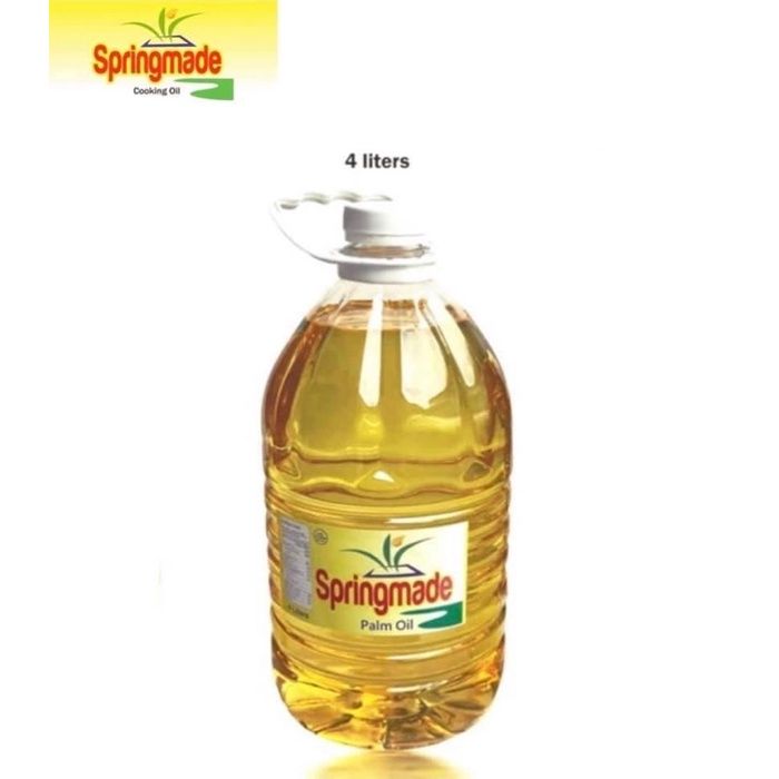 Springmade Cooking Oil (Palm Olein) 4L | Lazada PH