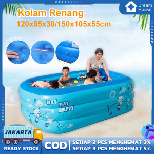 COD kolam renang anak petak karet bahan tebal 2M kolamrenang anak besar murah Inflatable Swimming Pool For Kids ukuran besar tinggi - nezmart cod /kolam renang anak free pompa/kolam renang anak anak jumbo/kolam renang jumbo/kolam renang bayi