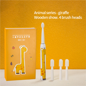 Kids Electric Toothbrush High Quality IPX7 Waterproof USB Rechargeable Ultrasonic Soft Bristle Toothbrush