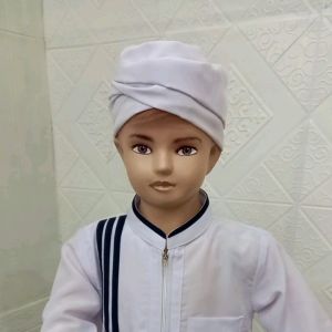 Gamis jubah koko muslim anak putih terbaru terkini hanya di walaziz colection termurah grosir