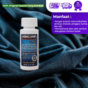 PERAWATAN RAMBUT PRIA MINOXIDIL KIRKLAND ORIGINAL100% PENUMBUH RAMBUT BREWOK JAMBANG JENGGOT