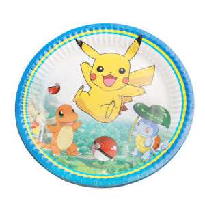 【Blue Series】Pokemon Party Supplies / Pokemon Theme Party Decoration / Event Kit / Birthday Ornament Local Stock