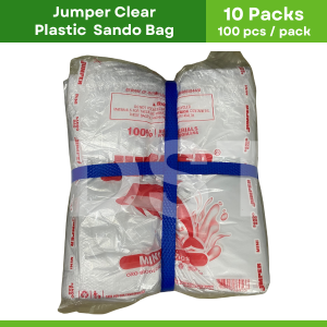 Jumper Clear Plastic Sando Bag | WHOLESALE | 1000 pcs and 100 pcs (10 packs / 100 pcs per pack ) ( Mini Tiny Medium Large )