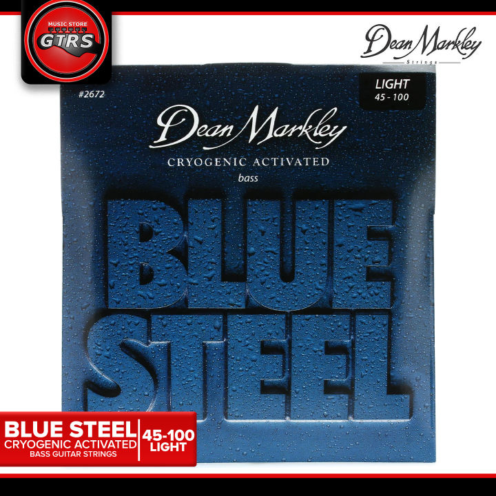 Dean Markley Bass Guitar Strings Blue Steel 4 and 5 Bass Guitar