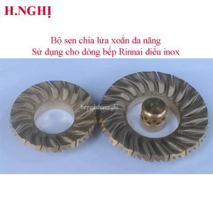 [HCM]Mâm chia lửa bếp gas Rinna đầu đốt sen xoắn bếp ga sử dụng cho bếp gas rinnai điếu inox RV-367377375...