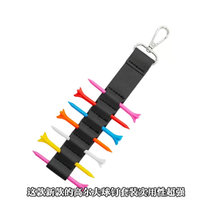 Chất liệu da PU Golf Tees túi lưu trữ Golf Tees Chủ Túi đựng đồ Golf Tees Tàu Sân Bay Pouch Golf thiết bị đào tạo