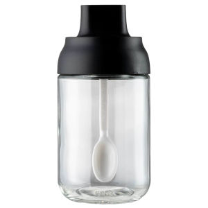 Turtle Glass Spice Jar250ml Seasoning Container with Spoon Strong Sealing High Temperature Resistant