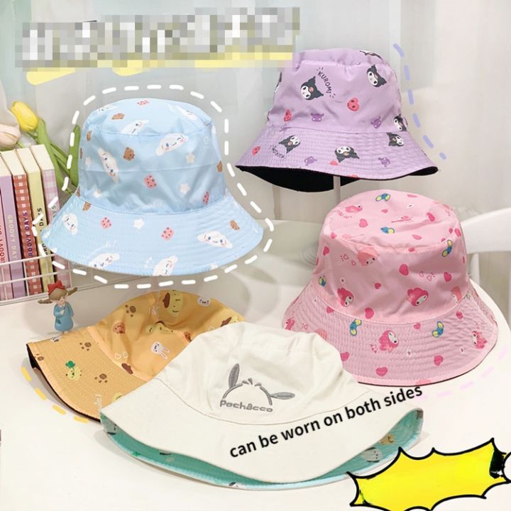 Double Sided Hat Kawaii Sanrio Cinnamoroll Anime My Melody Kuromi