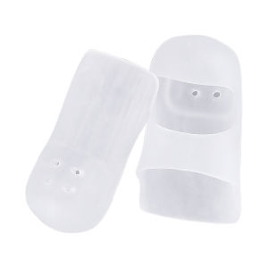 INEOO 2Pcs Silicone Gel Finger Tube Protector Toe Sleeves for Friction Pain Relief Foot Care Tool Finger Protect