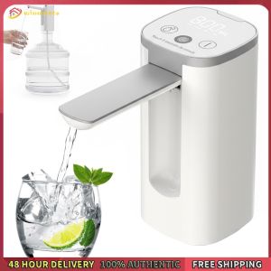 Winnereco Electric Water Pump Portable USB Charging Water Bottle Pump Automatic Water Dispenser Pump for Home Kitchen Living Room