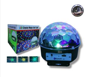 18w Rotating Magic Ball Led Light Dual Speakers
