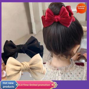 Graceful Mini Small Butterfly Hair Claw Clip Sweet Mesh Shark Clip For Bun Thick Hairpin Accessories