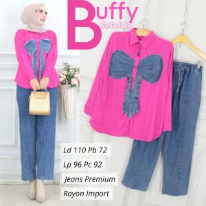 SETELAN WANITA REAL BUFFY UNTUK BERAT BADAN 50 SAMPAI 70 KG
