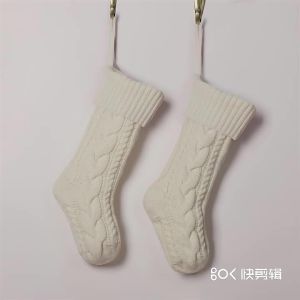 Christmas stockings Christmas supplies Christmas decorations Gift bags Hanging decorations Staggered Fried Dough Twists large