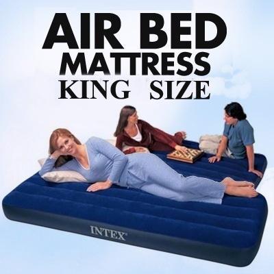 King size self inflating air outlet mattress