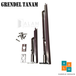 ALAM Grendel Tanam Kunci Tanam Untuk Pintu Kayu Stainless Steel 304