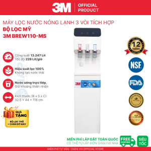 Máy Lọc Nước Nóng Lạnh 3M Full Models Chuẩn Uống Trực Tiếp Từ Vòi Bộ Lọc Nhập Khẩu Mỹ - Hàng Chính Hãng