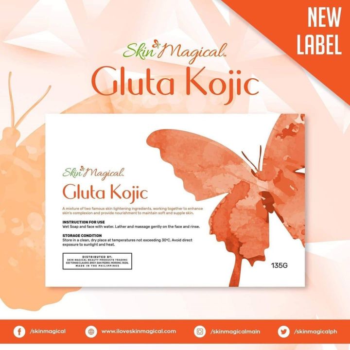 Skin Magical Gluta Kojic Soap Anti-Aging Moisturizing Soap Glutathione  Kojic Acid Soap Soft Supple Skin Soap Blemish Reducing Soap - Lazada |  Lazada PH