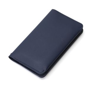 Men’s Credit Leather Bifold Wallet with Coin Purse - Premium PU Leather Long Wallet for License and Cards