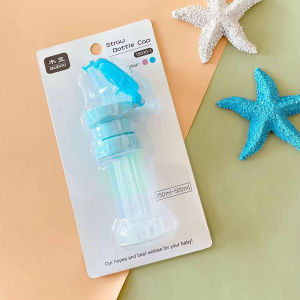 Anti-choke Straw Lid Universal Fit Bottle Adapte Leak-Proof Dustproof Flip Cap for Juice Soda Water