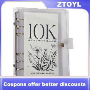 【ZTOYL】 2024 12-Months Envelopes Money Saving Challenge Easy And Funny Way To Save 2.5K 5K 10K Budget Planner Envelope Challenge Kit