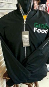 JAKET BOMBER PARASUT GREBFOOD TERLARIS//JAKET ZIPER BOMBER PARASUT GREBFOOD TERBARU//JAKET PARASUT OJOL GREBFOOD PREMIUM
