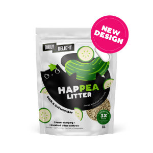 Daily Delight Happea Cucumber Pea Fibre Cat Litter 8L