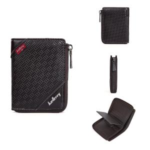 BAELLERRY D3050 Dompet Pria Lipat RFID Protect Bahan Kulit PU Leather Premium BAEOS