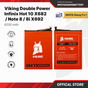 VIKING Baterai Infinix Hot 10 X682 - Hot 11 X662 - Note 8 X692 Double Power