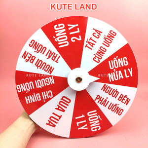 Vòng quay ăn nhậu Tết 2026 8 ô Drinking Game Roulette uống rượu bia giải trí xả stress tiệc tùng bạn bè