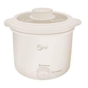 Anjielosmart 1.2L Electric Rice Cooker with Non-Stick Pot Compact Multi-Function Kitchen Appliance 200W