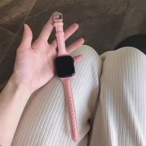 Leather Strap for Apple Watch Ultra 3 / Ultra 2 / Ultra 1 49mm 45mm 44mm 41mm 40mm 38mm lWatch Series 11 10 46mm 42mm lWatch Series 9 8 SE SE2 7 6 5 4 3 2 1 Strap Apple Watch Strap Band