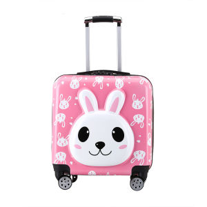 18 Inch Childrens Carry-on Mini Cabin Travel Suitcases With Wheels Code Lock Kids Trolley Rolling Luggage Bag Check-in Case For Girl Free Shipping
