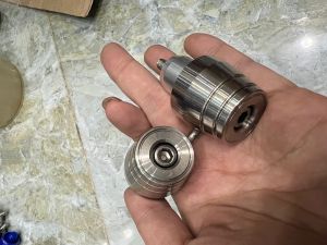 Cặp gù tay lái Inox Salaya kiểu vòng tròn xe máy