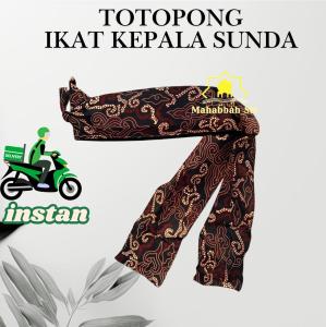 Ikat Sunda Totopong Blangkon Mahkuta Wangsa Blangkon jawa