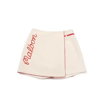 ◆Malbon Golf◆ Wrap Skirt Look Shorts CREAM WOMAN Genuine Malbon Golf Wrap Skirt Look Shorts CREAM (WOMAN) | eBay
