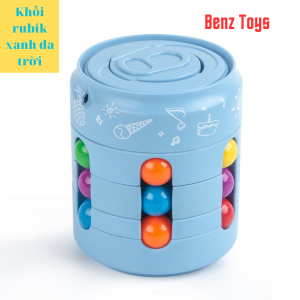 Đồ chơi khối xoay Rubik hình trụ rèn luyện tư duy logic tính kiên nhẫn và giảm căng thẳng cho người lớn và trẻ em