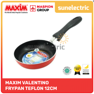 Maxim Valentino Mini Frypan / Wajan Panci Penggorengan Mini Teflon Anti Lengket 12 cm - Merah