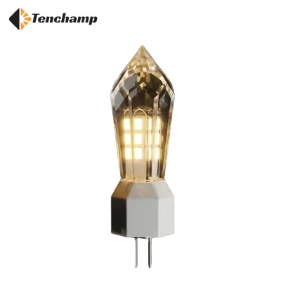 Đèn Led Pha lê tenchamp G4 3W 220V ánh sáng ấm áp 3000K ánh sáng trung tính 4000K