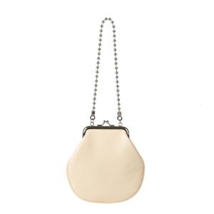 Elegant Beaded Evening Bag With Chain Strap PU Leather Shoulder Bag For Women Kiss Lock Wedding Purse