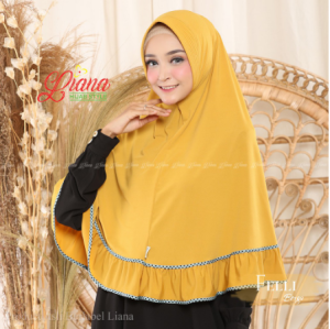 Liana felli jilbab Instant soft pad antem bahan jersey motif polos terbaru murah kasual trendy
