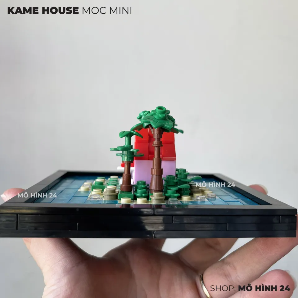 Bộ đồ chơi mô hình xếp hình lắp ráp ngôi nhà Kame House Moc Mini