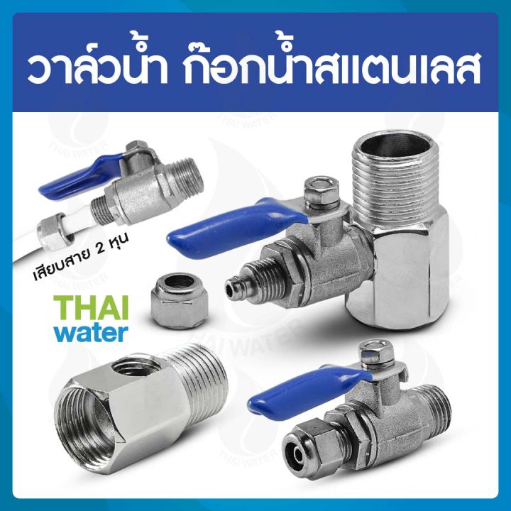 วาล์วน้ำ ก๊อกน้ำสแตนเลส T-WAY Ball Valve
